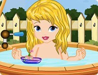 استحمام ابنة سندريلا | العاب اطفال